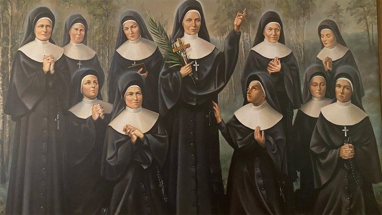 Błogosławione męczennice z Nowogródka (autor obrazu: Zbigniew Kotyłło)