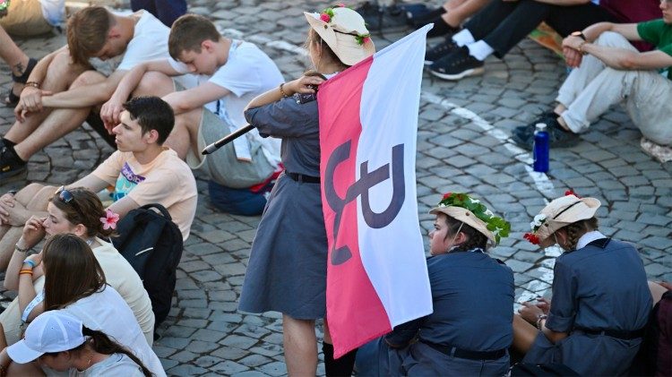 Polscy pielgrzymi w Casa Polonia