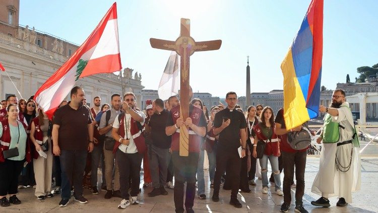 Հայ Կաթողիկէ երիտասարդներու ուխտագնացութիւնը 