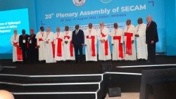 የአፍሪካ እና የማዳጋስካር ጳጳሳት ጉባኤዎች ህብረት ጉባኤ በሩዋንዳ ኪጋሊ በተካሄደበት ወቅት 