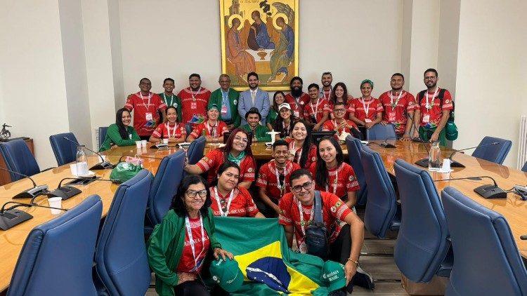 Jovens da Amazônia participam do Jubileu em Roma
