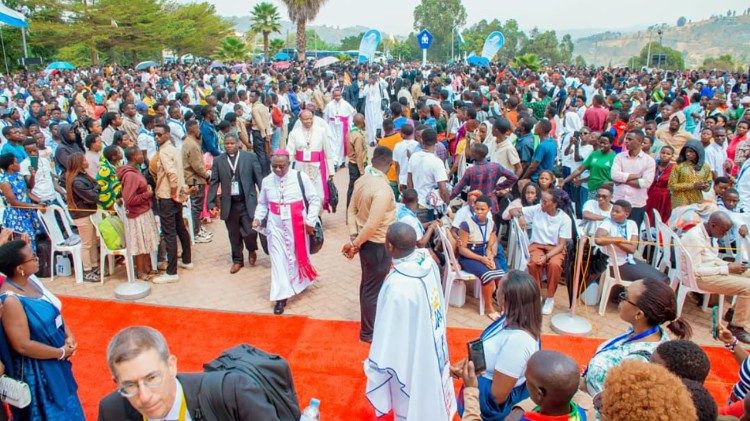 Afrikas Bischöfe in Kigali trafen auch die Bevölkerung
