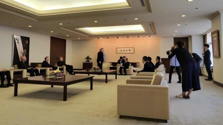 Encontro com o prefeito de de Hiroshima Matsui Kazumi