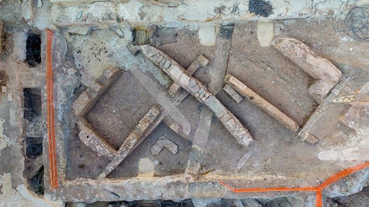 I resti archeologici emersi in Piazza Venezia