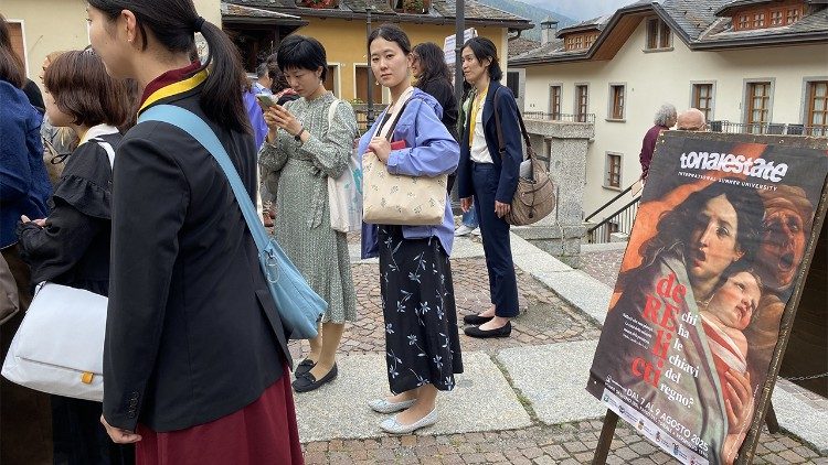 Des participants au Tonalestate 2025 (Université internationale d’été 2025).