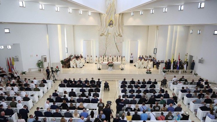 Misno slavlje 5. kolovoza u crkvi Gospe Velikoga Hrvatskog Krsnog Zavjeta u Kninu (Foto: Šibenska biskupija)