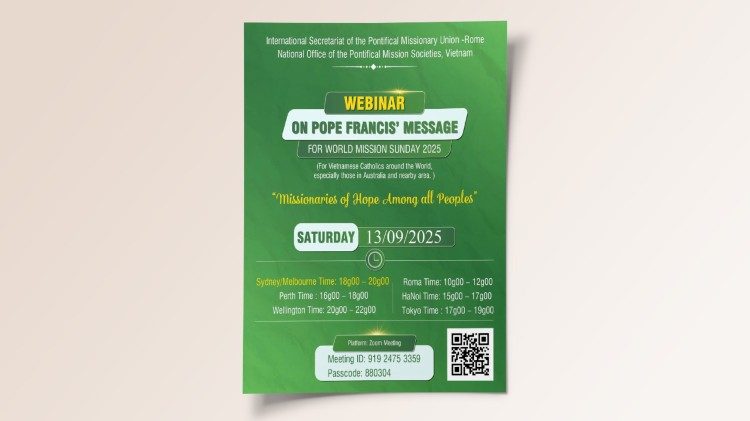 Ngày 13/9: dành cho người Việt tại Úc và khu vực lân cận (giờ Sydney/Melbourne: 20:00)