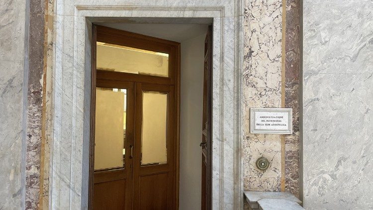 Entrance of the offices of the Administration of the Patrimony of the Apostolic See 