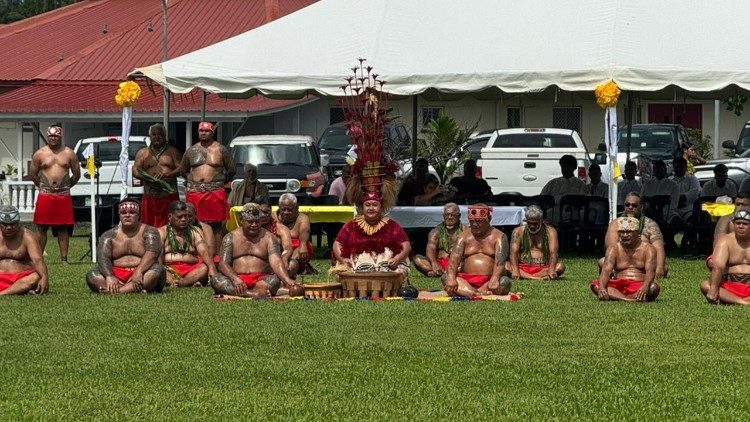 The welcoming ceremony on August 6th