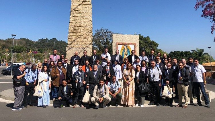 Participantes del encuentro convocado por el Celam en Aparecida, Brasil. 