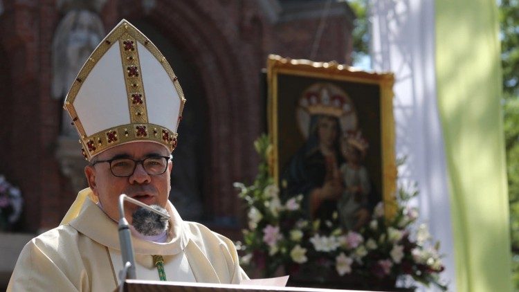 The liturgy was presided over by Apostolic Nuncio Antonio Guido Filipazzi. (Photo: Roman Koszowski / Foto Gość)