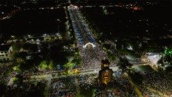 Tens of thousands of pilgrims gather at the shrine of Our Lady of La Vang in central Vietnam for the Assumption feast. Photo: