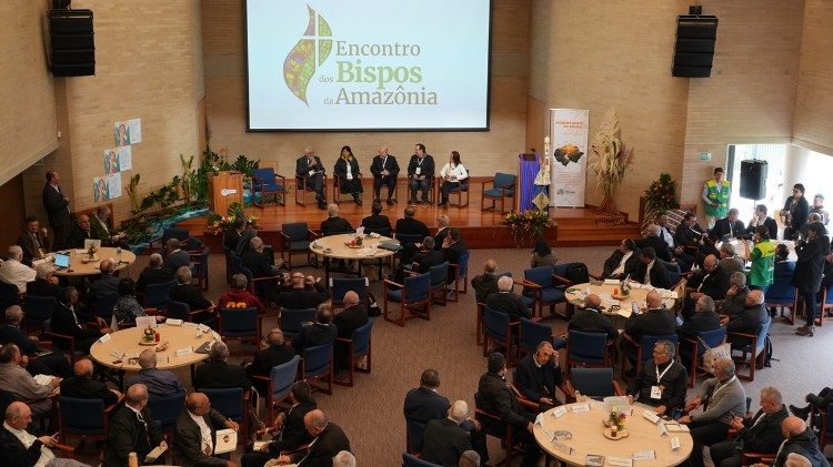 Škofje Cerkvene konference Amazonije so na srečanju v Bogoti zbrani od 17. do 20. avgusta 2025