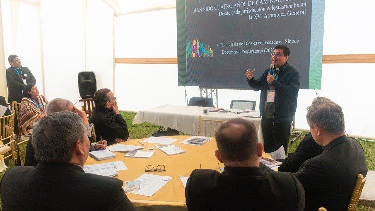 I partecipanti all'assemblea plenaria della Conferenza episcopale peruviana