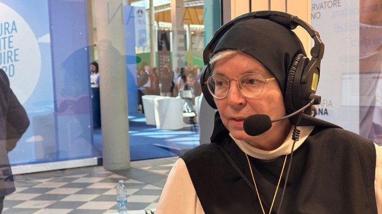 Suor Maria Francesca Righi, monaca cistercense, badessa monastero Valserena (Pisa)