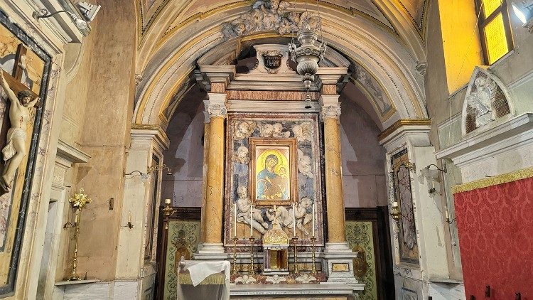 L'altare dell'oratorio