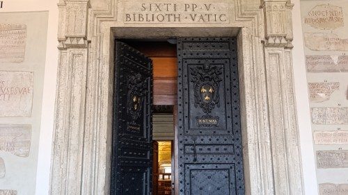 Entrée de la Bibliothèque apostolique vaticane  