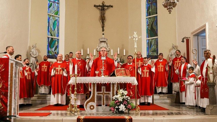 Nuncij Petar Rajič u predvečerje blagdana bl. Miroslava Bulešića u Lanišću