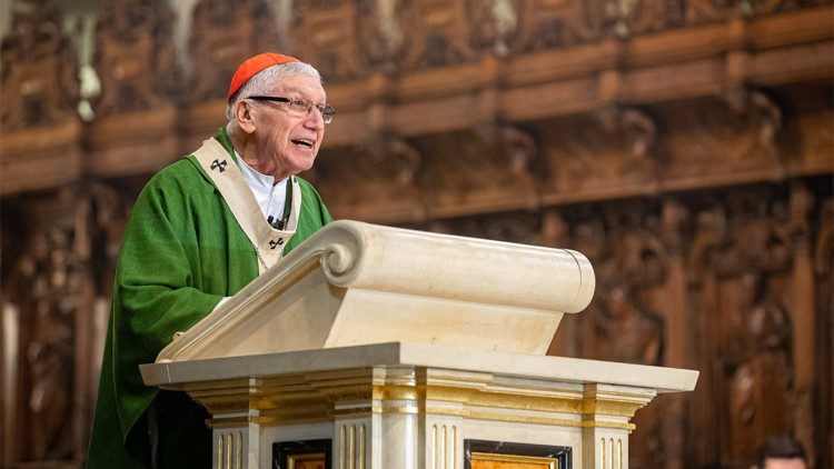 Un momento de la homilía del cardenal Castillo