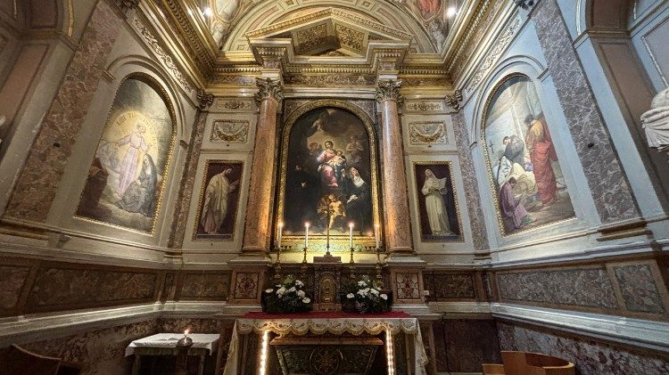 Kaplica św. Moniki w kościele św. Augustyna na Polu Marsowym. Fot. Wojciech Rogacin