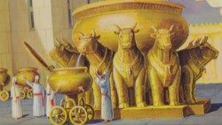 அரசர் சாலமோன் அமைத்த வெண்கலப் பலிபீடம் 