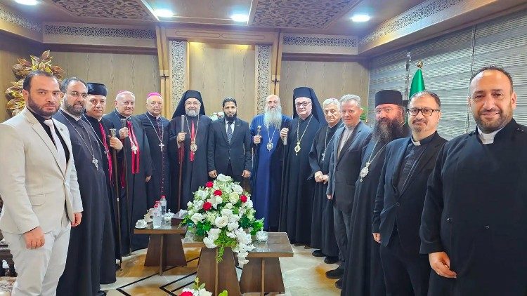 2025.08.28 Aleppo: visita del capo del Dipartimento per gli affari politici cristiani