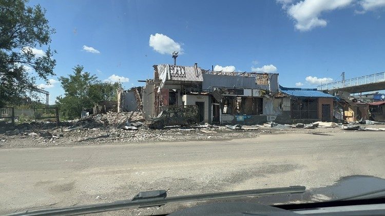 Avvicinandosi alle aree del fronte