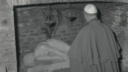 Візіт Папы Паўла VI у Катакомбы Даміцылы