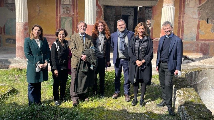 Il sopralluogo a Pompei