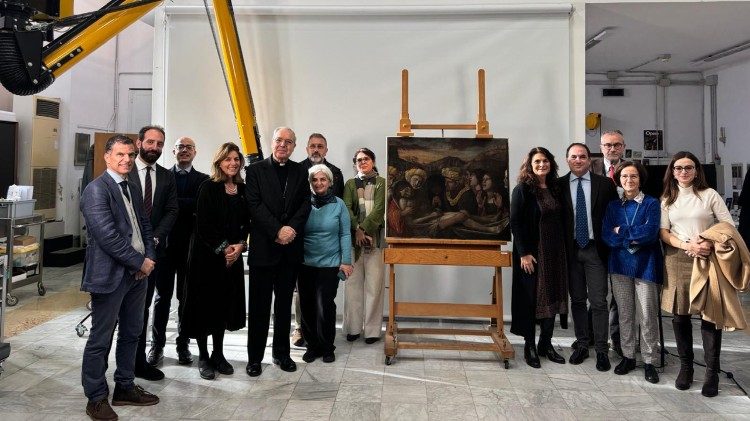 L'opera nei laboratori dei Musei Vaticani