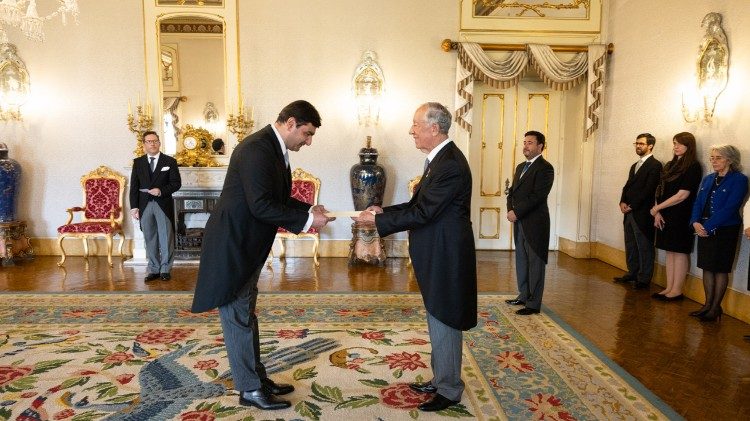 2025.04.03 Presentazione lettera credenziali Ambasciatore Boris Sahakyan in Portogallo