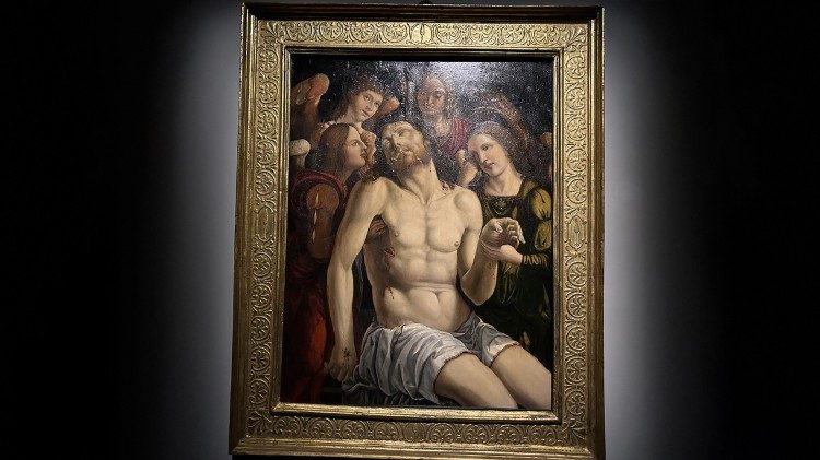 Cristo morto sorretto da angeli di Giovanni Antonio Bazzi, detto il Sodoma