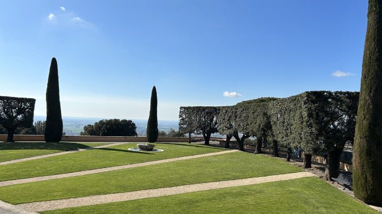 Сады ў папскай рэзідэнцыі ў Кастэль Гандольфа