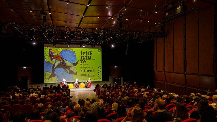 Un momento della presentazione del libro "Il folle di Dio alla fine del mondo” (©Pasqualini, Musacchio/Musa).