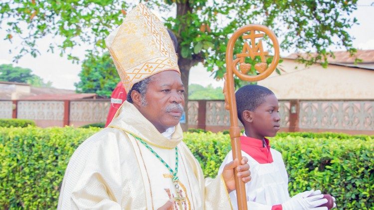 Mgr Eugène Cyrille Houndékon évêque d'Abomey au Bénin.