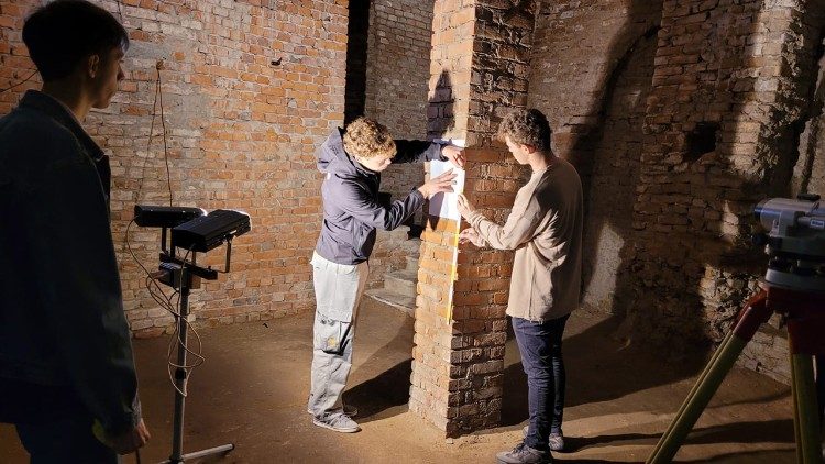 Studenti del corso di Restauro Architettonico dell’Università di Pavia