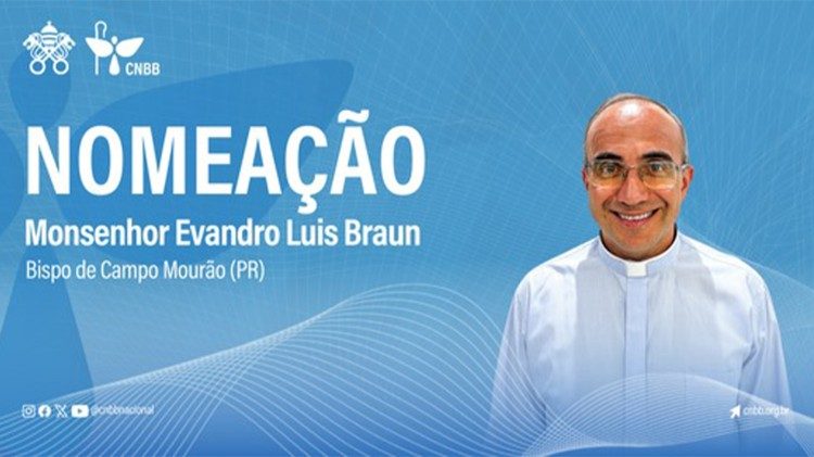 Monsenhor Evandro Luis Braun é o sétimo bispo da diocese de Campo Mourão (PR). 
