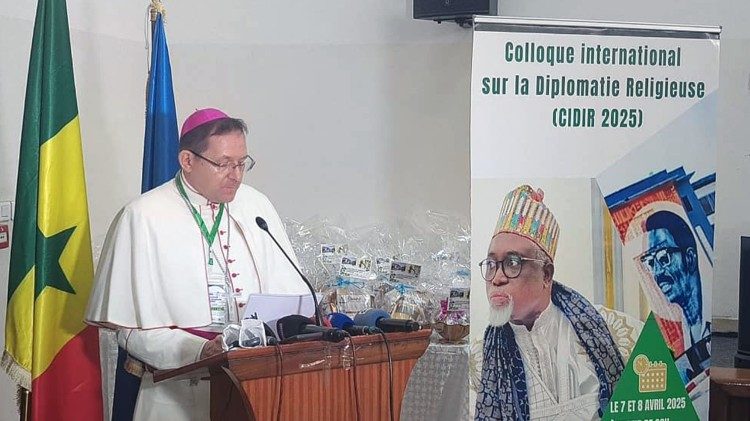 Archbishop Waldemar Sommertag, Apostolic Nuncio in Senegal, at the Symposium
