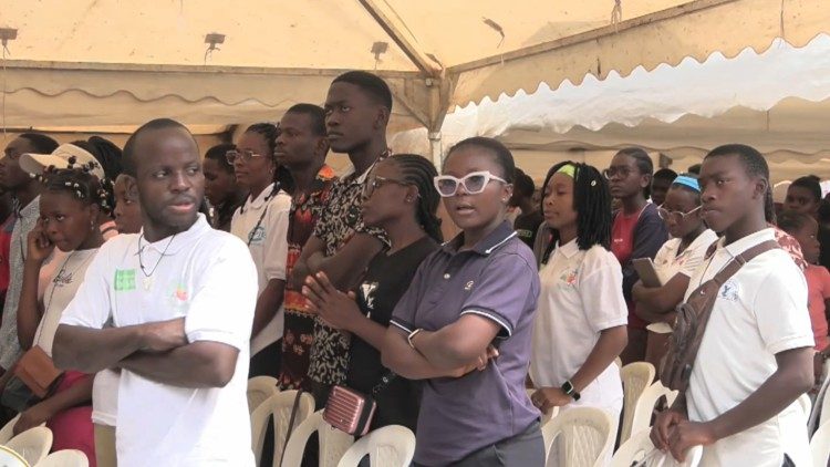 Young Camerooonians at last weekend's Diocesan WYD events