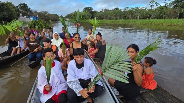 Domingo de Ramos na Amazônia 