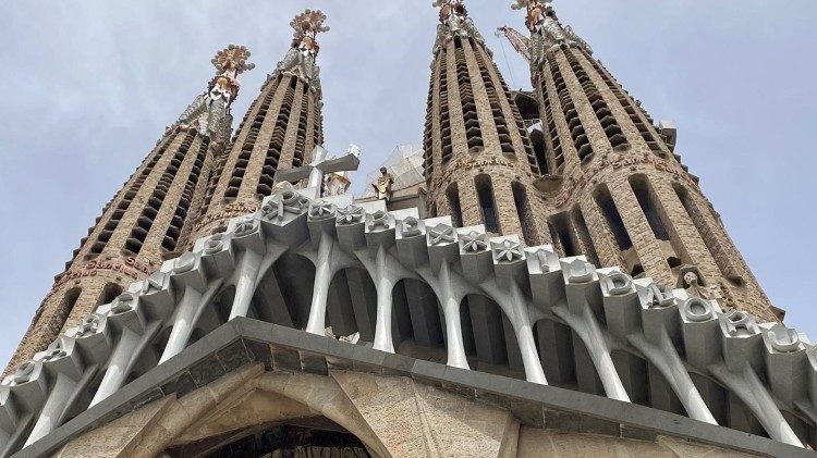 La Sagrada Familia, a Barcellona, in Spagna, progettata da Antoni Gaudí