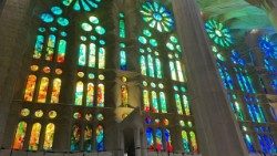 2025.04.14 Basilica della Sagrada Familia, Barcellona, Spagna. Architetto Antoni Gaudí