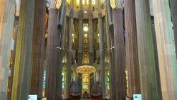 Sagrada Família in Barcellona, Spanien, des Architekten Antoni Gaudí