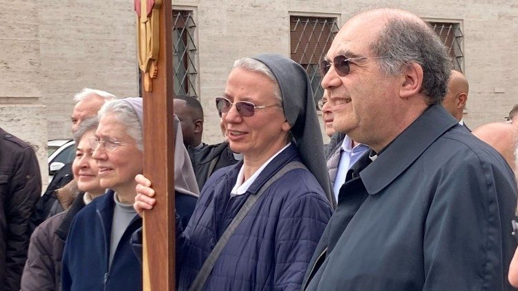 Un momento de la peregrinación