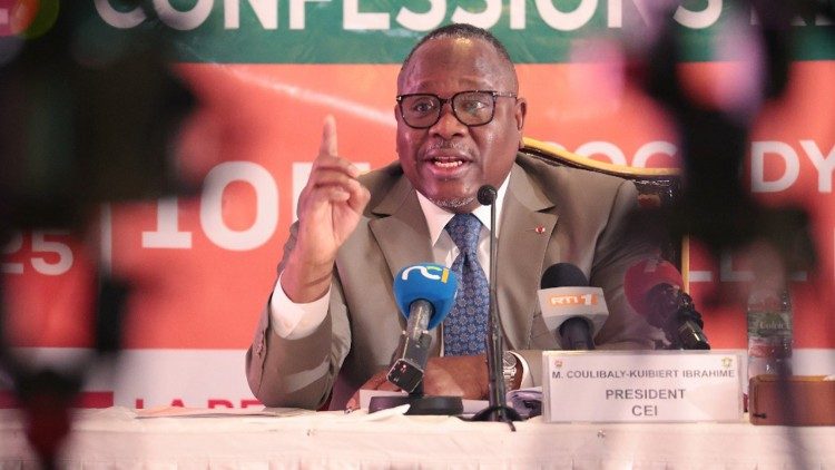 Ibrahim Coulibaly-Kuibiert,  Président de la CEI Côte d'Ivoire 
