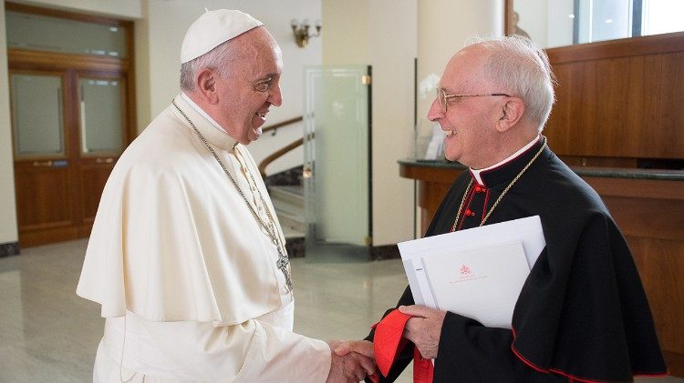 Papa Francesco e il cardinale Fernando Filoni