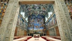 Die Sixtinische Kapelle ist bereit für das Konklave