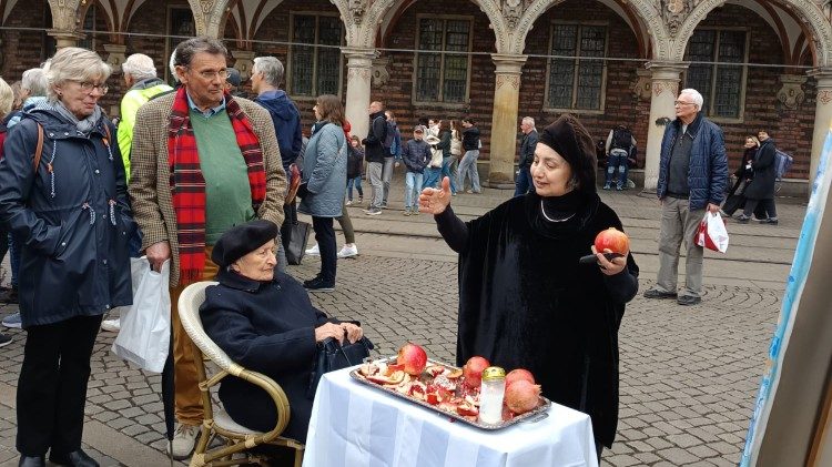 Գերմանիոյ Պրեմեն քաղաքի սրտին մէջ  «հոգու հաց» Ֆրանչիսկոս Պապին համար  