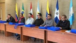 Acto inaugural de la sede el Celam, en Bogotá.
