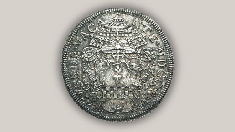 The coin (Scudo) minted during the Sede Vacante and Jubilee Year of 1700